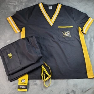 Missouri Mizzou Tigers Medical Nurse Scrub Set Womens Scrub Dudz University USA - Picture 1 of 9