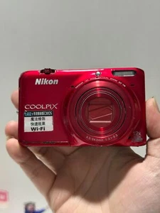 90 NEW Nikon COOLPIX S6500 Glossy Red 16.0MP Compact Digital Camera English - Picture 1 of 10