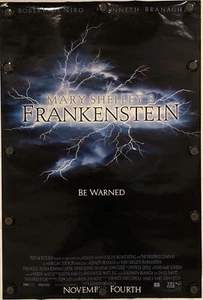 MARY SHELLEY'S FRANKENSTEIN Locandina originale un foglio film - 1994 - Foto 1 di 6