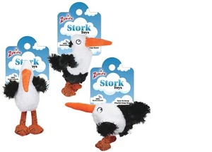 Fun Silly Giggle Soft Plush Filled Stork Dog Toy Encourages Play Great To Cuddle - Picture 1 of 11