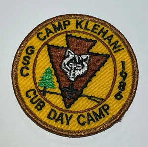 Great Southwest Council Camp Klehani 1986 PATCH BOY SCOUT BC6 - Imagen 1 de 1