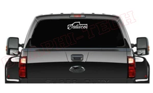 PEGATINA JALISCO CAMIONETA CALCOMANÍA CALCOMANÍA BLANCO 11" ✓ - Imagen 1 de 2