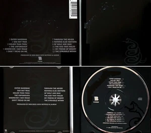 METALLICA *VG+* "METALLICA" 1992 US BLACKENED CD - Imagen 1 de 2