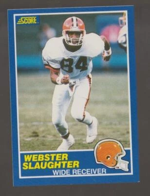1989 Score Webster Slaughter Cleveland Browns #41 Near Mint or Better - Image 1 of 2