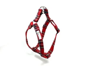 Red Tartan, Royal Stewart Adjustable Dog Harness - Picture 1 of 4
