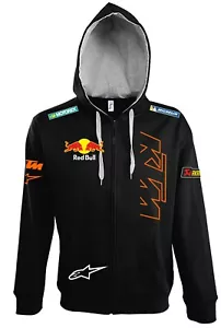 Felpa Cappuccio e zip KTM RACING motocross enduro motorsport - Picture 1 of 2