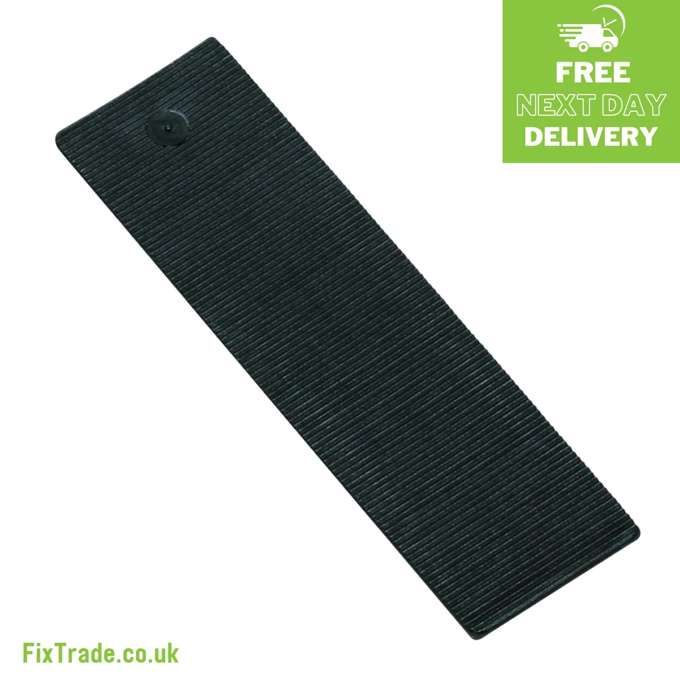 Window Glazing Packers 100mm x 28mm x 2mm (Black) - Several Pack Sizes