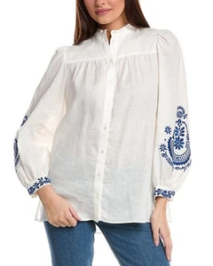 Weekend Max Mara Carnia Linen Shirt Women's - Picture 1 of 4