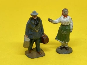 Railway Couple, Passenger Figure By Unknown(N Yel 667) - Picture 1 of 5