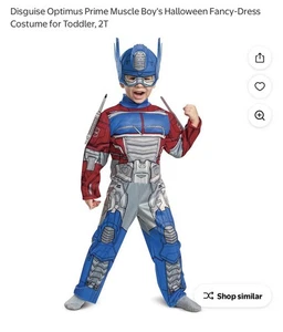 Disguise Optimus Prime Muscle Boy's Halloween Fancy-Dress Costume for Toddler,2T - Picture 1 of 1