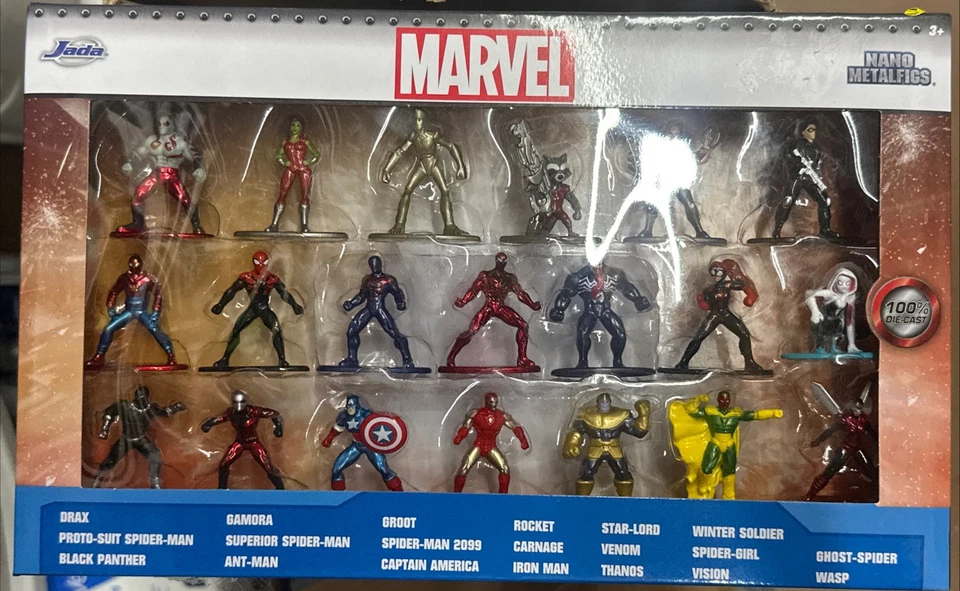 MARVEL NANO METALFIGS SERIE 6 20 FIGURAS Jada ¡NUEVO!! Foto 1 de 2