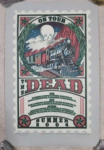 The Dead 2004 Summer Tour Poster Numbered Signed Gary Houston - Picture 1 of 5