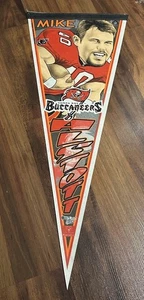 Vintage Mike Alstott Tampa Bay Buccaneers volle Größe Nfl Football Wimpel - Bild 1 von 2