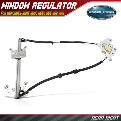 Rear Passenger Side Power Window Regulator for Mercedes-Benz G500 G550 G55 AMG - Image 1 of 4