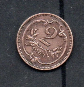 Österreich 2 Heller 1903 - Bild 1 von 2
