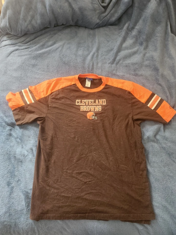 Camiseta Marrón Y Naranja Reebok Cleveland Browns Talla 2XL Foto 1 de 4