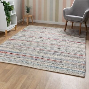 Steffensmeier Handwebteppich Barlo bunt wolle  mit Fusselstopp - Bild 1 von 7