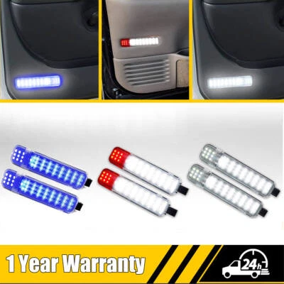 Kit de luces LED de cortesía de puerta para Chevy Silverado Suburban Tahoe GMC Sierra Yukon Foto 1 de 4