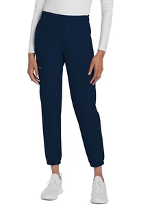 Cherokee Scrubs Mid-Rise Jogger Tall Pant CK273AT NAV Navy Free Ship - Picture 1 of 5