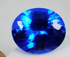 Madagascar Certificato "ROYAL BLUE Zaffiro" 26 Ct Pietra Preziosa Naturale Non Trattata - Foto 1 di 11
