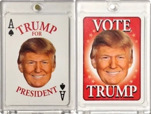 Donald Trump Hero Decks Ace of Spades Trump for President Playing Card in Case - Picture 1 of 3