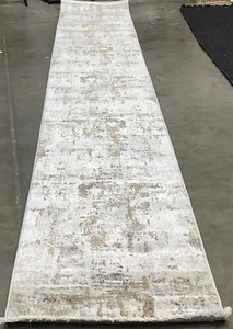 GREY / GOLD 2'-2" x 14'-0" Flaw in Rug, Reduced Price 1172677861 SHV723G-214 - Picture 1 of 4