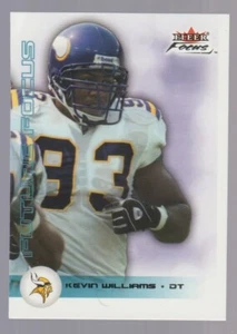 Tarjeta de novato Kevin Williams 2003 Fleer Focus #155 SP RC #495/699 Future HOF - Imagen 1 de 2