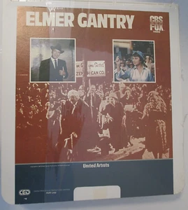 Elmer Gantry  2 Discs Sealed CED VideoDisc CBS VTG great  wall art - Picture 1 of 12