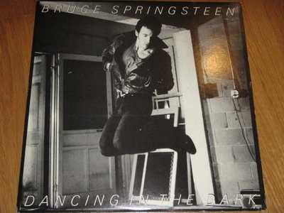 12" BRUCE SPRINGSTEEN DANCING IN THE DARK rare USA PROMO black & white cover - Image 1 of 3