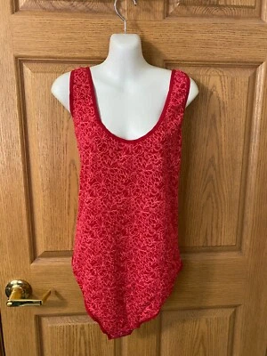 CACIQUE FROM LANE BRYANT - SEXY STRETCHY RED BODY SUIT - 26/28 - NWT!! - Image 1 of 3