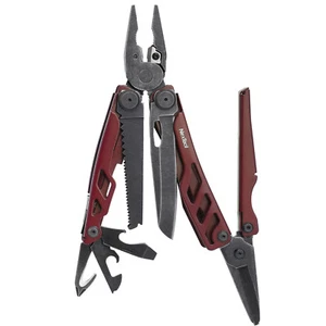 NexTool Flagship Pro Red / Black Stonewashed Multi-Tool 16 Functions with Pouch - Picture 1 of 8