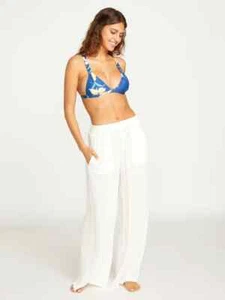 Volcom  Stoneshine Womens Junki Pants - Star White Large  NWT - Picture 1 of 4