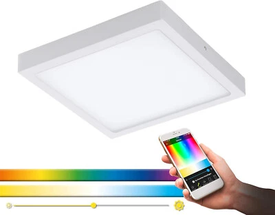 Eglo Connect LED Fueva-C 21W Deckenleuchte 30cm RGB EEK:F (Spektrum A-G) - Bild 1 von 4
