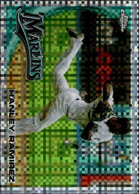 2010 Topps Chrome #153 Hanley Ramirez   X-fractor Florida Marlins - Image 1 of 2