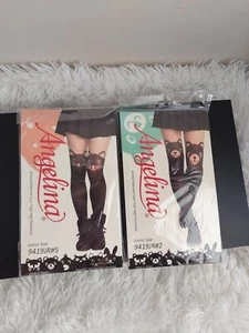 Angelina Cosplay Tights Bear And Kitty Lot Of 2 Jr. Size - Picture 1 of 2