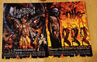 Incantation Nile Relapse Records ancienne carte postale promotionnelle flyer death metal 666
