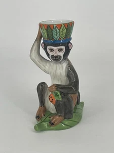 Lynn Chase "Monkey Business" Figural Monkey Candle Holder - Picture 1 of 8