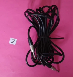 Electric Guitar Lead Cord Cable Jacks For Amp Pedals Instrument - Fully Working - Picture 1 of 1