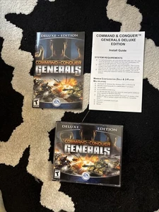 Command & Conquer Generals Deluxe Edition (PC 2003 Complete 4 Discs) And Manual - Picture 1 of 10