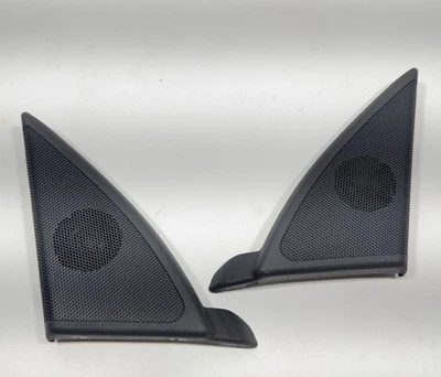 01-04 Par de altavoces y cubiertas tweeter negras OEM Mercedes W203 C240 C320 Foto 1 de 4