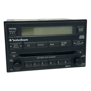 2008 Nissan Xterra Radio/Receiver 6CD Tested Works Rockford Fosgate 28185ZS15A - Picture 1 of 8
