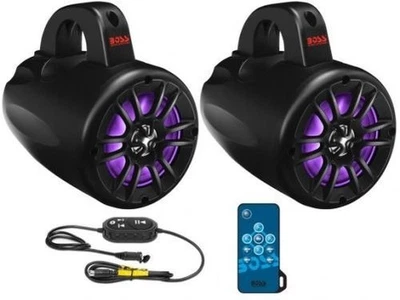 Boss Audio Roll Cage Speakers - 4in 500W ATV/UTV B40RGB 63-8082 bsaB40RGB - Image 1 of 4