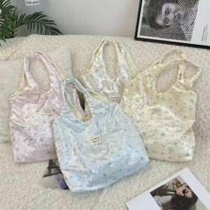 Large Capacity Bucket Bag Embroidered Crossbody Bag Women's Handbags Fashion - Picture 1 of 13