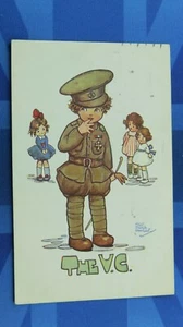 WW1 Military Comic Postcard 1914 1918 V.C. Victoria Cross Medal Theme THE VC - Picture 1 of 2