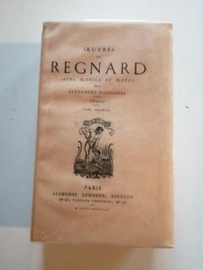 Oeuvres de REGNARD Théatre TOME 1 Notice et notes PIEDAGNEL édition LEMERRE 1888 - Picture 1 of 1
