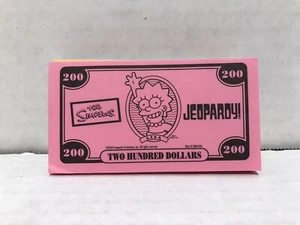 UNUSED The Simpsons Jeopardy MONEY STACK Replacement Piece Parts - Picture 1 of 4