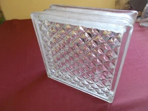VTG NOS GLASS BLOCK WINDOW ARCHITECTUAL DECORATIVE DESIGN STORE DISPLAY CRAFT - Picture 1 of 11