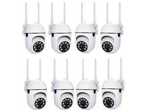 5GHz 1080p FUNK WLAN WIFI IP NETZWERK - 8er Set - ÜBERWACHUNGSKAMERA - DEHändler - Bild 1 von 3
