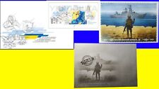 War Ukraine 2022 Free Unbreakable Invincible Block Sheet + 2 Envelope + Postcard
