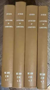 4 VOL CATALOG OF CONODONTS GEOLOGY PALEONTOLOGY PETROLEUM MARKER FOSSILS HISTORY - Picture 1 of 13